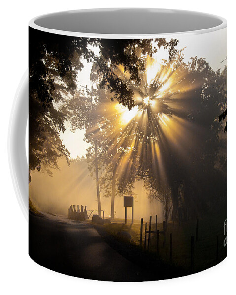 Light Coffee Mug featuring the photograph And God Said by Douglas Stucky