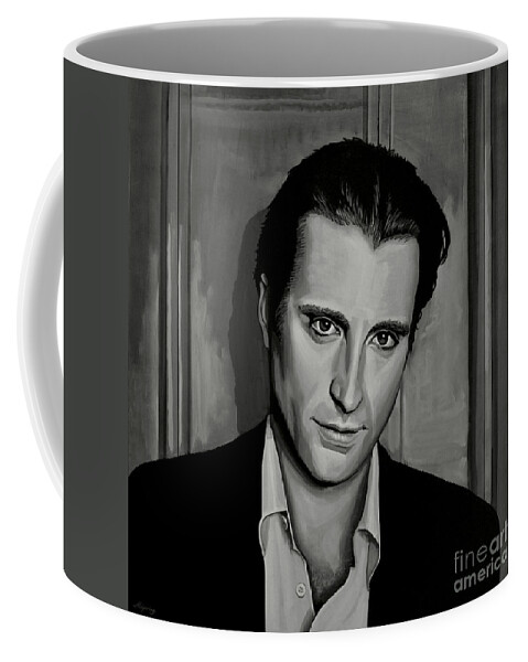 Andy Garcia Coffee Mug featuring the painting Andy Garcia by Paul Meijering