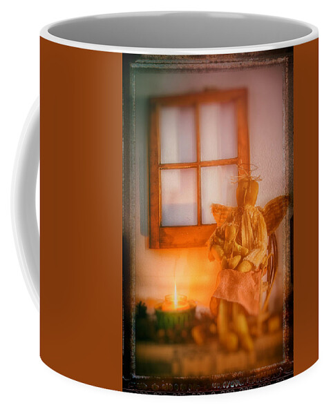New England Coffee Mug featuring the photograph Angels by the fire by Jeff Folger