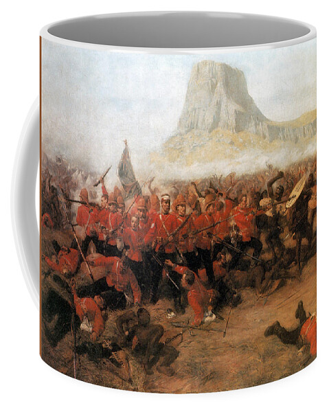 1879 Coffee Mug featuring the photograph Anglo-zulu War, Battle Of Isandlwana by Science Source