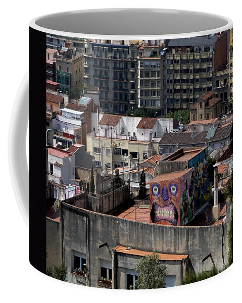 Downtown Coffee Mug featuring the photograph Angry Architecture by Lorraine Devon Wilke