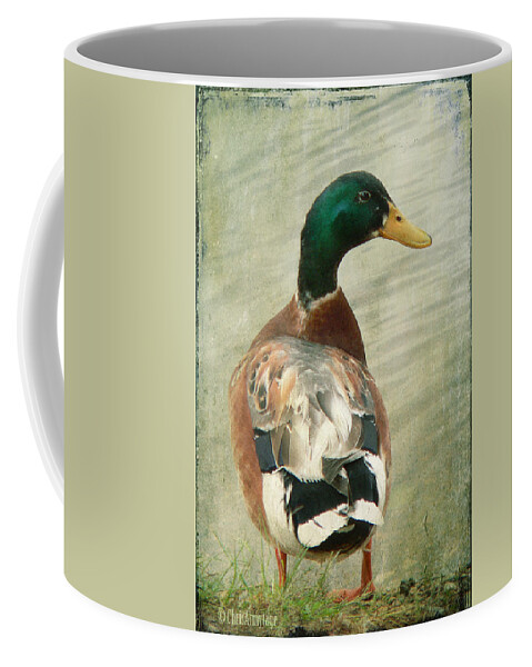 Duck Coffee Mug featuring the photograph Another duck ... by Chris Armytage