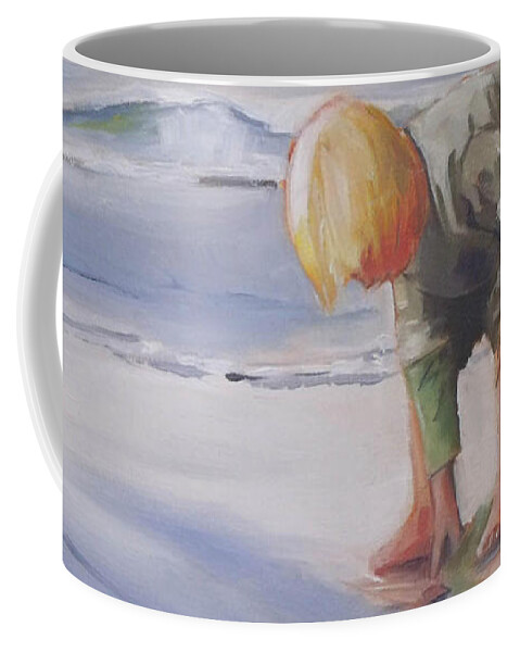 Doodlefly Coffee Mug featuring the painting Another Great Shell by Mary Hubley