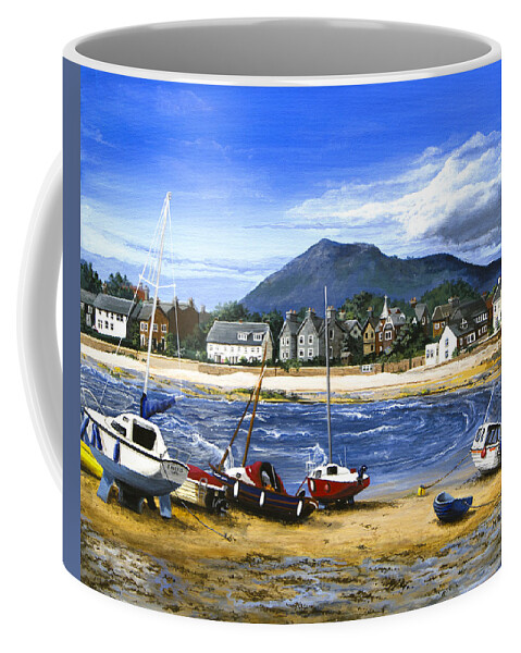 Boats Coffee Mug featuring the painting Anticipation by Mary Palmer