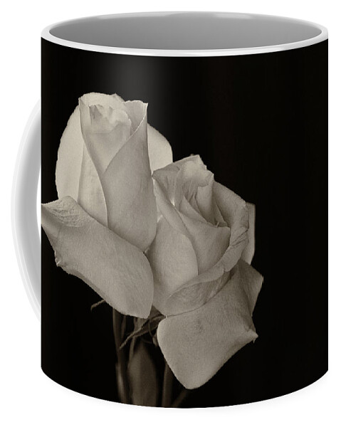 Flower Artwork Coffee Mug featuring the photograph Antique Roses by Mary Buck