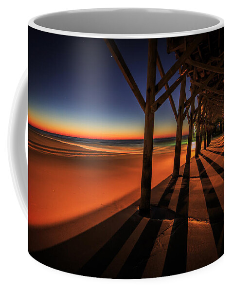 Apache Coffee Mug featuring the photograph Apache Pier II by Everet Regal