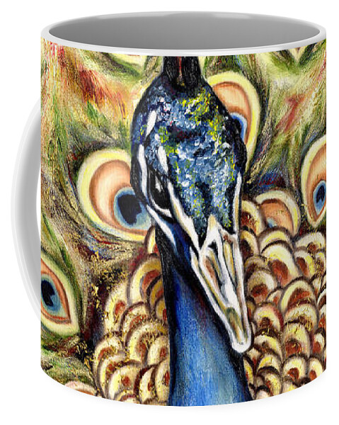 Bird Coffee Mug featuring the painting Applause by Hiroko Sakai
