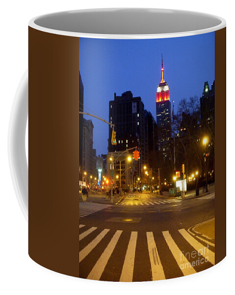 Nyc Coffee Mug featuring the photograph April 7 2014  6 AM by Mark Gilman