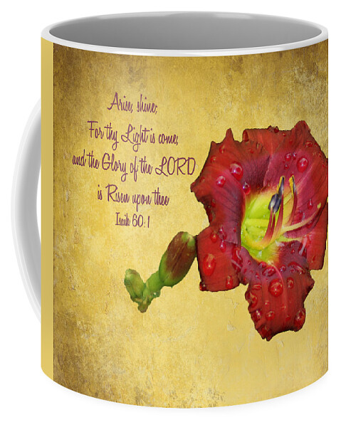 Flower Coffee Mug featuring the photograph Arise Shine by Bill Barber