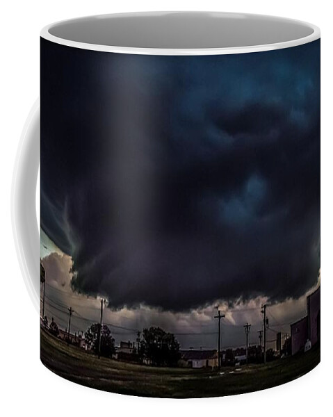Supercell Coffee Mug featuring the photograph Arkansas City Beast by Jesse Post