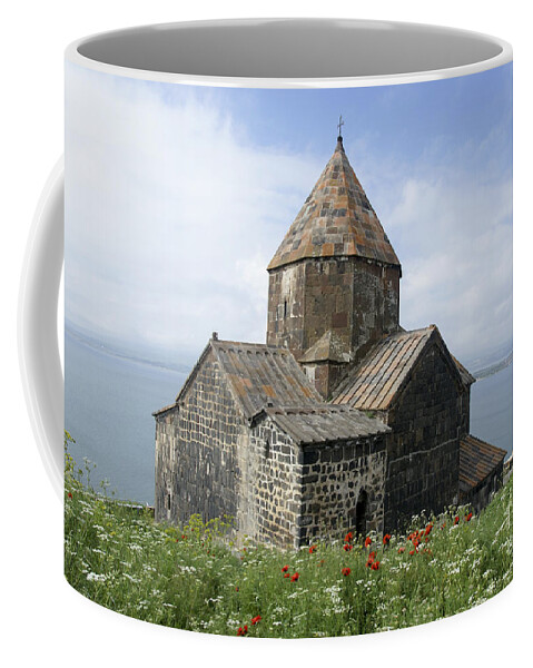 Armenia Coffee Mug featuring the photograph Armenia Sevanavank by Ruth Hofshi
