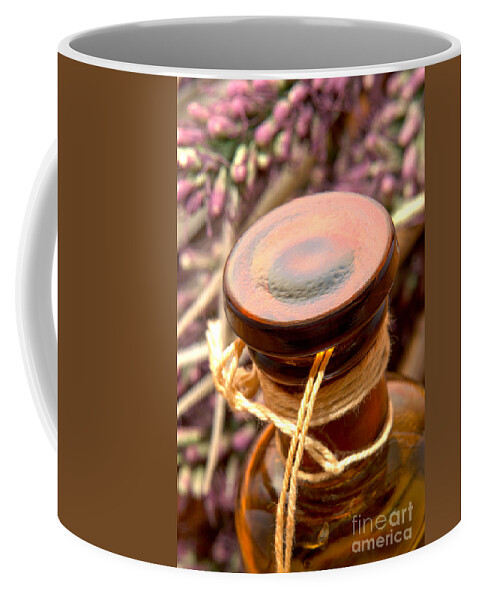 Aromatherapy Coffee Mug featuring the photograph Aromatherapy Bottle by Olivier Le Queinec