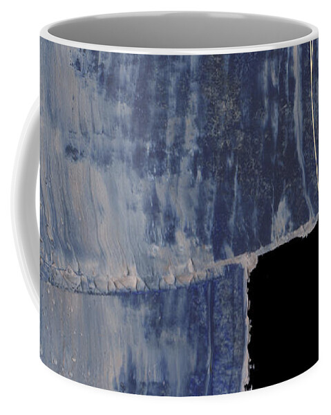 Abstract Coffee Mug featuring the painting Artotem iv by Paul Davenport
