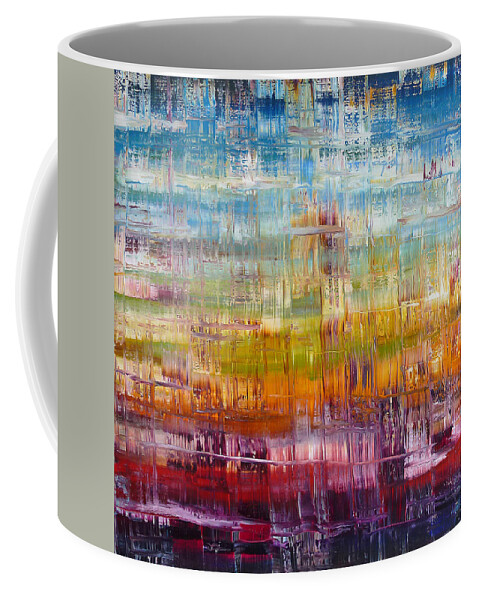 Derek Kaplan Art Coffee Mug featuring the painting As Days Go By by Derek Kaplan