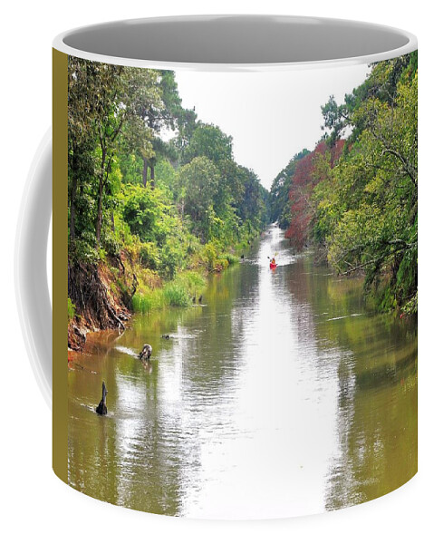 Assawoman Canal Coffee Mug featuring the photograph Assawoman Canal - Delaware by Kim Bemis