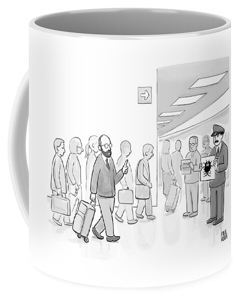 At An Airport Coffee Mug