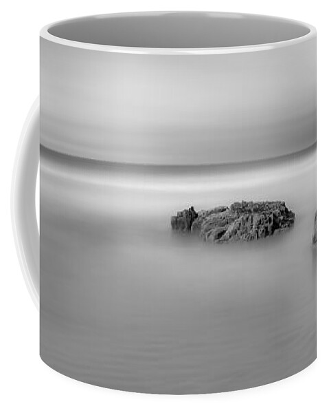 Atlantic Coffee Mug featuring the photograph Little rocks off Downhill by Nigel R Bell