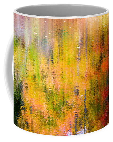 Autumn Coffee Mug featuring the photograph Autumn Abstract by Eleanor Abramson