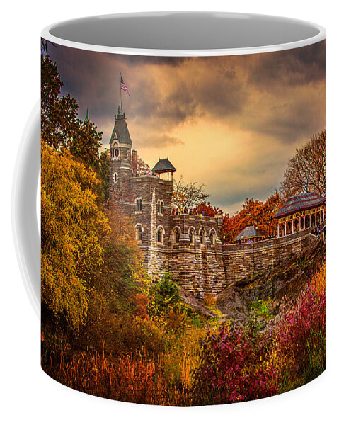 Belvedere Coffee Mug featuring the photograph Autumn at Belvedere Castle by Chris Lord