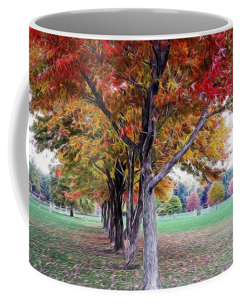 Autumn Coffee Mug featuring the photograph Autumn In Swirls by Jackson Pearson
