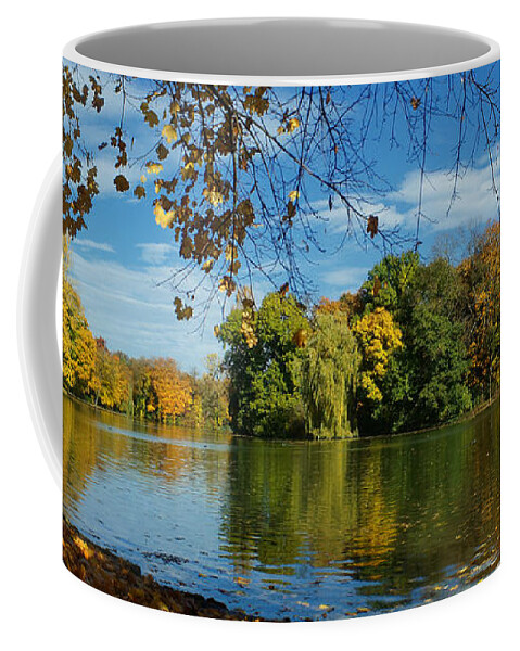 Landscape Coffee Mug featuring the photograph Autumn In The Park 2 by Rudi Prott