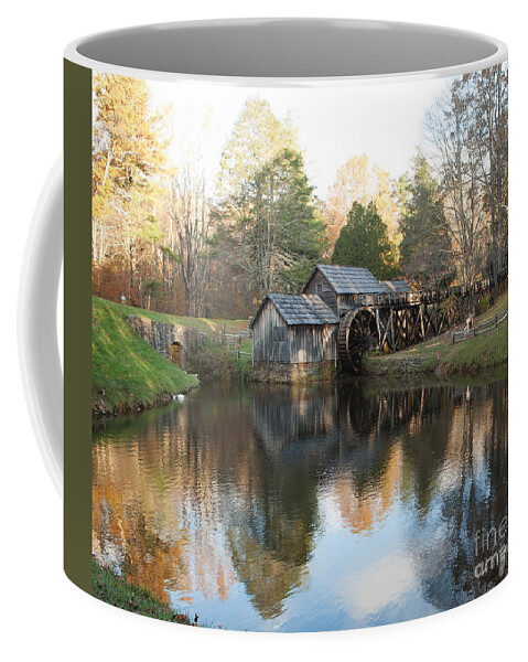Mabry Mill Coffee Mug featuring the photograph Autumn Morning at Mabry Mill by Carol Lynn Coronios