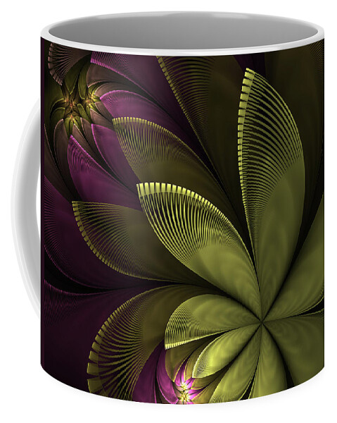 Flower Coffee Mug featuring the digital art Autumn Plant II by Gabiw Art