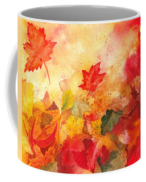 Fall Coffee Mug featuring the painting Autumn Serenade by Irina Sztukowski