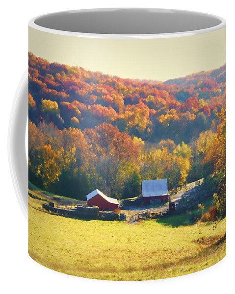 Autumn Coffee Mug featuring the photograph Autumn Splendor by Cricket Hackmann