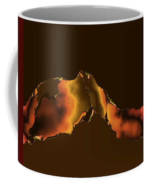Autumn Storm Coffee Mug featuring the digital art Autumn Storm by Judi Suni Hall