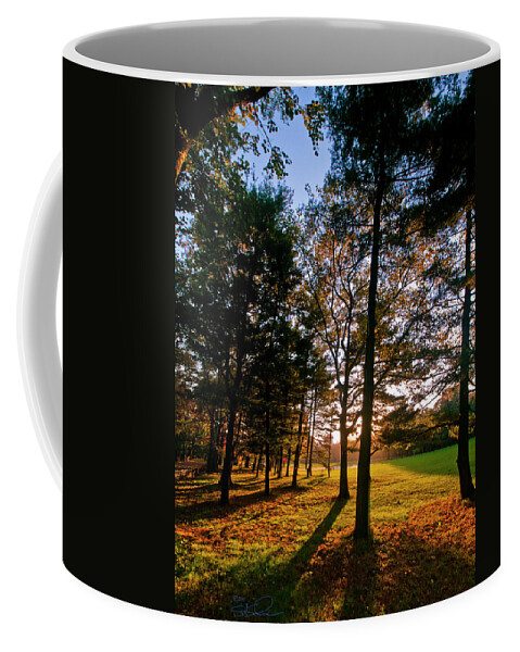 Nyc Coffee Mug featuring the photograph Autumn Sunset by S Paul Sahm