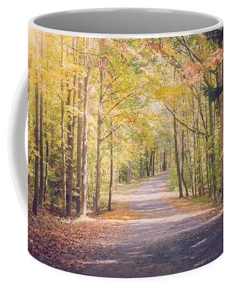 Autumn Coffee Mug featuring the photograph Autumn Walk by Sara Frank