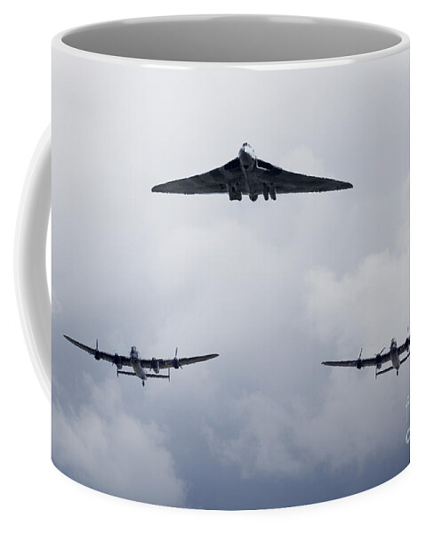 ‪avro Coffee Mug featuring the digital art Avro Day by Airpower Art