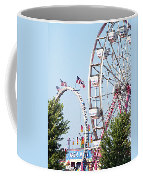 Rides Coffee Mug featuring the photograph Awaiting the Day by Caryl J Bohn
