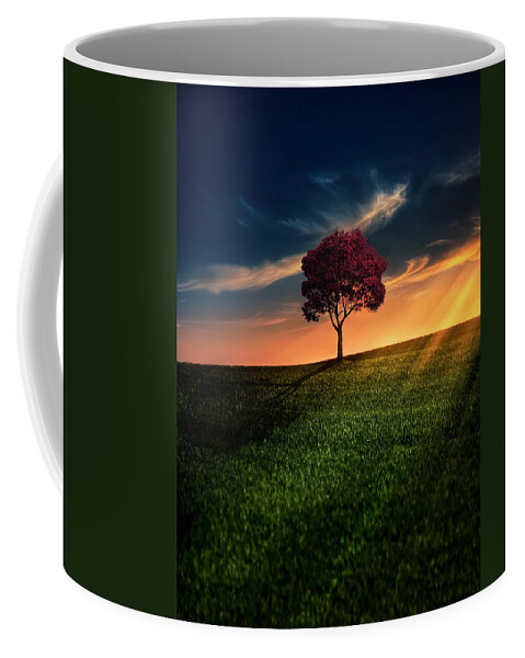 Agriculture Coffee Mug featuring the photograph Awesome Solitude by Bess Hamiti