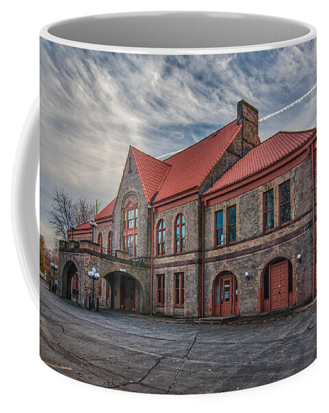 B&o Depot Coffee Mug featuring the photograph B and O Station by Guy Whiteley