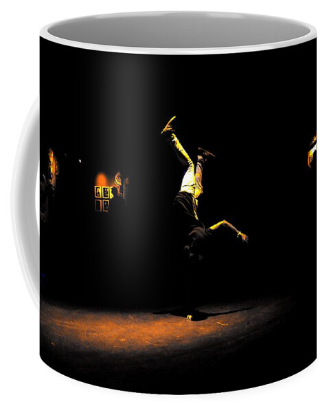 Breaking Coffee Mug featuring the photograph B Boy 4 by D Justin Johns