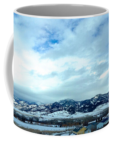 Bozeman Coffee Mug featuring the photograph Back in Bozeman by M West