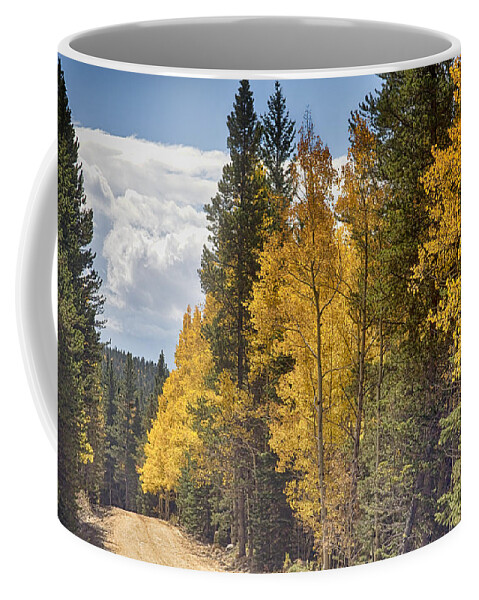 Autumn Coffee Mug featuring the photograph Back Road To Autumn by James BO Insogna