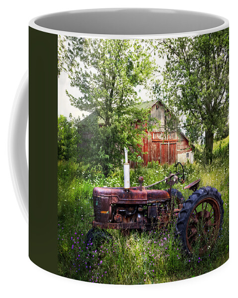Barn Coffee Mug featuring the photograph Back to Nature by Debra and Dave Vanderlaan