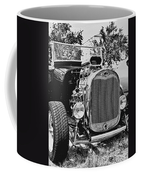 Hot Rod Coffee Mug featuring the photograph Bad Ass Ford by Ron Roberts