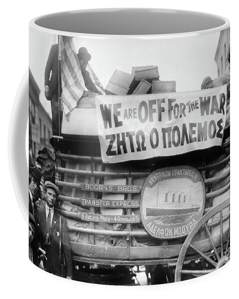 1912 Coffee Mug featuring the photograph Balkan War, 1912 by Granger