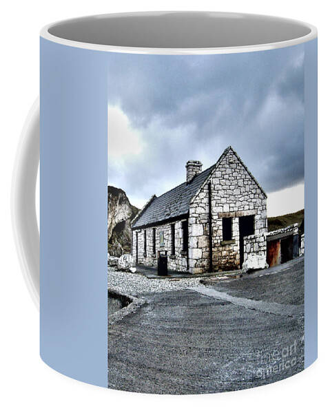 Ireland Coffee Mug featuring the photograph Ballintoy Stone House by Nina Ficur Feenan