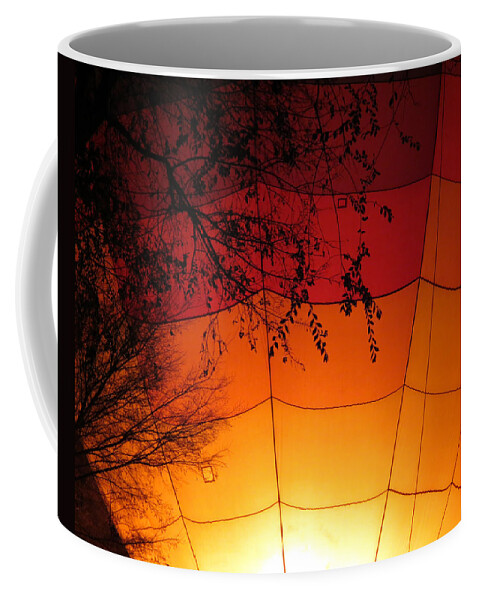 Balloon Festival Coffee Mug featuring the photograph Balloon Glow by Laurel Powell