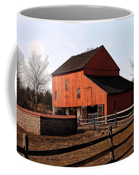  Architecture Coffee Mug featuring the photograph Barn 2 by Marcia Lee Jones