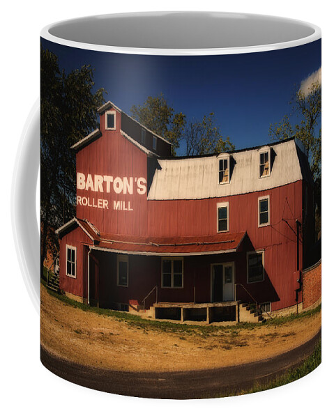 Bartons Coffee Mug featuring the photograph Bartons Roller Mill Gerald MO DSC08243 by Greg Kluempers