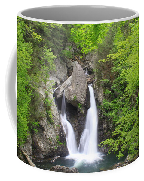 Waterfall Coffee Mug featuring the photograph Bash Bish Falls in Spring by John Burk