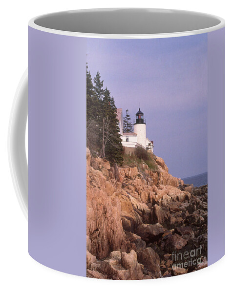 Lighthouse Coffee Mug featuring the photograph Bass Harbor Head Light by Bruce Roberts