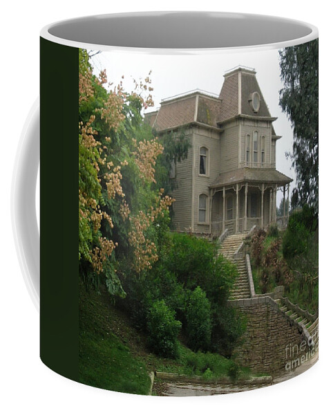 Bates Coffee Mug featuring the photograph House of Norman Bates by Vivian Martin