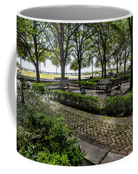 Battery Park Coffee Mug featuring the photograph Battery Park by Sennie Pierson